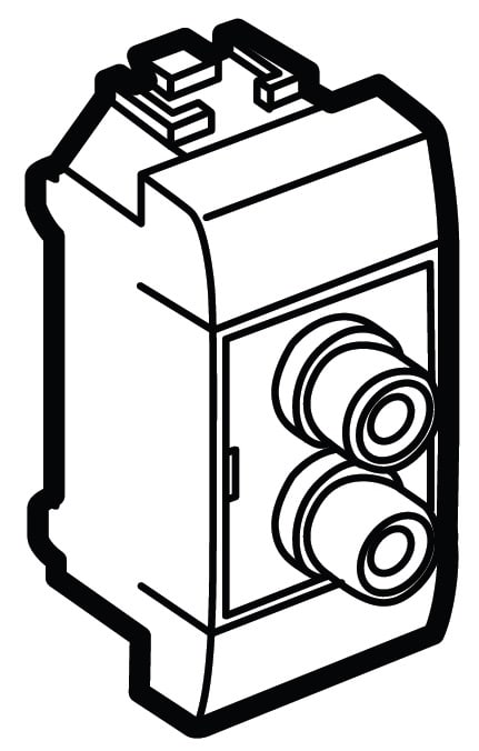 BTICINO S.P.A. - BTIAM4269R MATIX - PRESA AUDIO RCAX2 (A SALDARE)