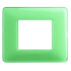 BTICINO - BTIAM4802CVC MATIX - PLACCA 2P COLORS TE VERDE