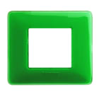 BTICINO - BTIAM4802CVS MATIX - PLACCA 2P COLORS SMERALDO