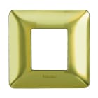 BTICINO - BTIAM4802GOS MATIX - PLACCA 2P ORO SATINATO