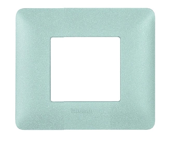 BTICINO S.P.A. - BTIAM4802TBC MATIX - PLACCA 2P BIANCO CALCE