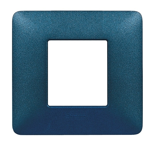 BTICINO S.P.A. - BTIAM4802TBM MATIX - PLACCA 2P BLU MERCURIO