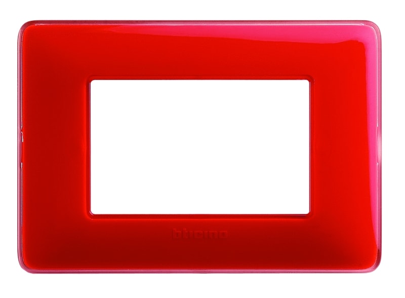BTICINO BTIAM4803CRD MATIX - PLACCA 3P COLORS CORALLO