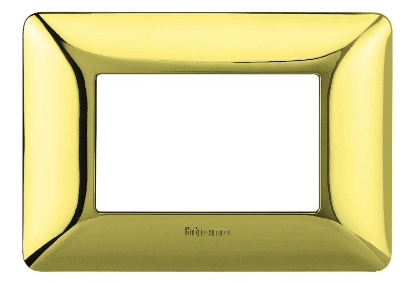 BTICINO S.P.A. - BTIAM4803GOR MATIX - PLACCA 3P ORO LUCIDO