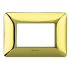 BTICINO - BTIAM4803GOR MATIX - PLACCA 3P ORO LUCIDO