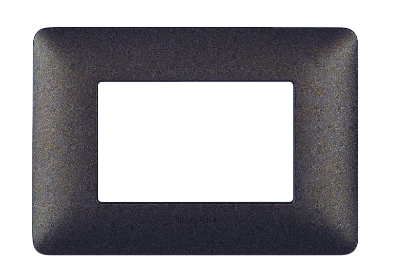 BTICINO S.P.A. - BTIAM4803TGG MATIX - PLACCA 3P MARRONE CAFFE