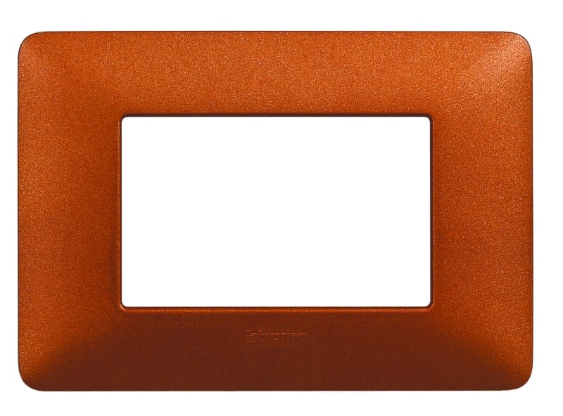 BTICINO S.P.A. - BTIAM4803TRT MATIX - PLACCA 3P ROSSO TERRA