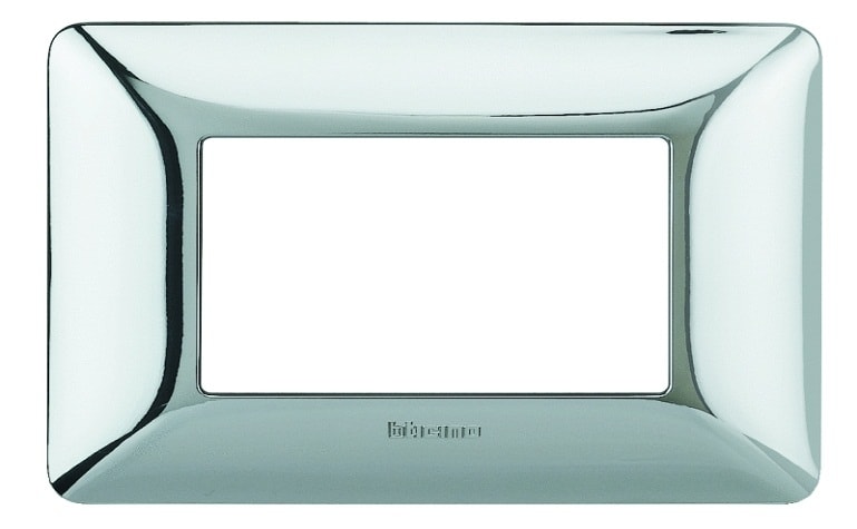 BTICINO S.P.A. - BTIAM4804GCR MATIX - PLACCA 4P CROMO LUCIDO