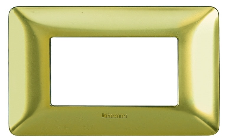 BTICINO BTIAM4804GOS MATIX - PLACCA 4P ORO SATINATO