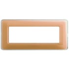 BTICINO - BTIAM4806CAB MATIX - PLACCA 6P COLORS AMBRA