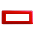 BTICINO - BTIAM4806CRD MATIX - PLACCA 6P COLORS CORALLO