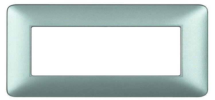 BTICINO BTIAM4806MSL MATIX - PLACCA 6P SILVER
