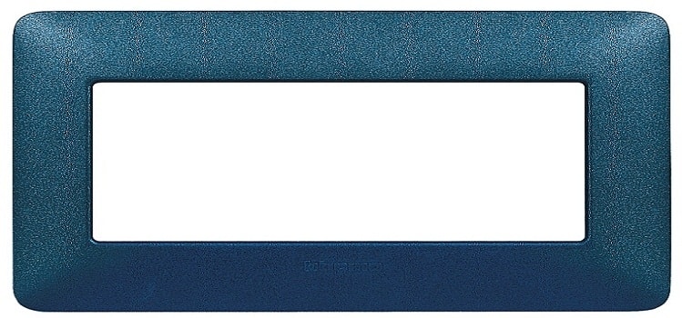 BTICINO S.P.A. - BTIAM4806TBM MATIX - PLACCA 6P BLU MERCURIO