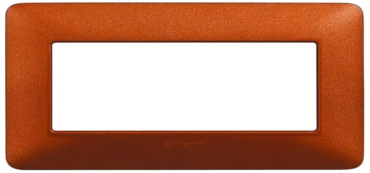 BTICINO S.P.A. - BTIAM4806TRT MATIX - PLACCA 6P ROSSO TERRA