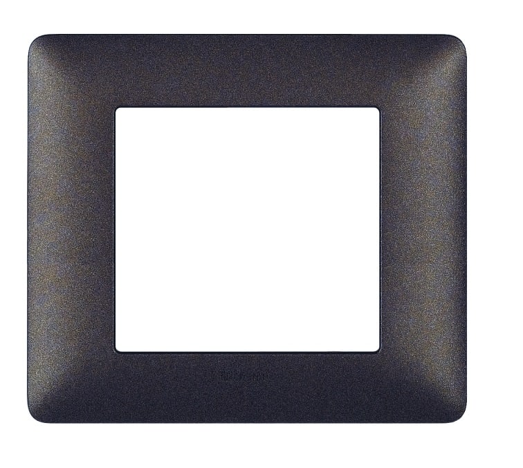 BTICINO S.P.A. - BTIAM4826TGG MATIX - PLACCA 3+3P MARRONE CAFFE