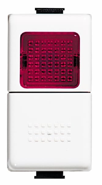 BTICINO S.P.A. - BTIAM5057R MATIX - PULSANTE 1P NO SPIA ROSSA