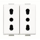 BTICINO - BTIAM5180/2 MATIX - PRESA 10/16A DUPLEX