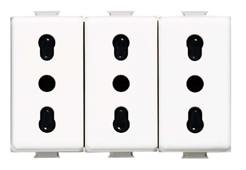 BTICINO S.P.A. - BTIAM5180/3 MATIX - PRESA 10/16A TRIPLEX