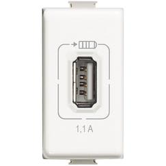 BTICINO S.P.A. - BTIAM5285C1 MATIX - USB CHARGER 1,1A WHITE