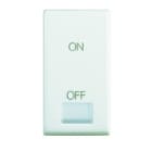 BTICINO - BTIN4911AGN Wippe 'On-Off' 1-Modulig Weiss