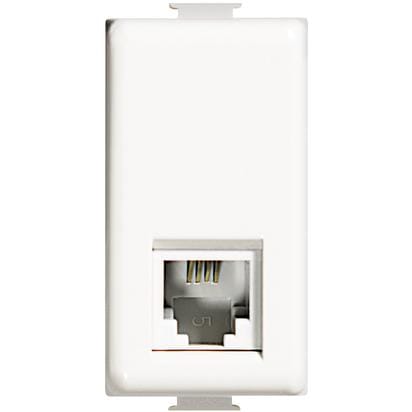 BTICINO BTIAM5958/11NAB MATIX - CONNETTORE RJ11 K10 ANTIBATTERIC
