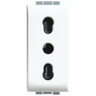 BTICINO - BTIC4180 LUNA - PRESA 2P+T 10/16A BIPASSO