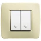 BTICINO - BTIC4802AV LUNA - PLACCA 2P AVORIO