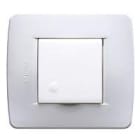 BTICINO - BTIC4802BN LUNA - PLACCA 2P CENTRATI BIANCA