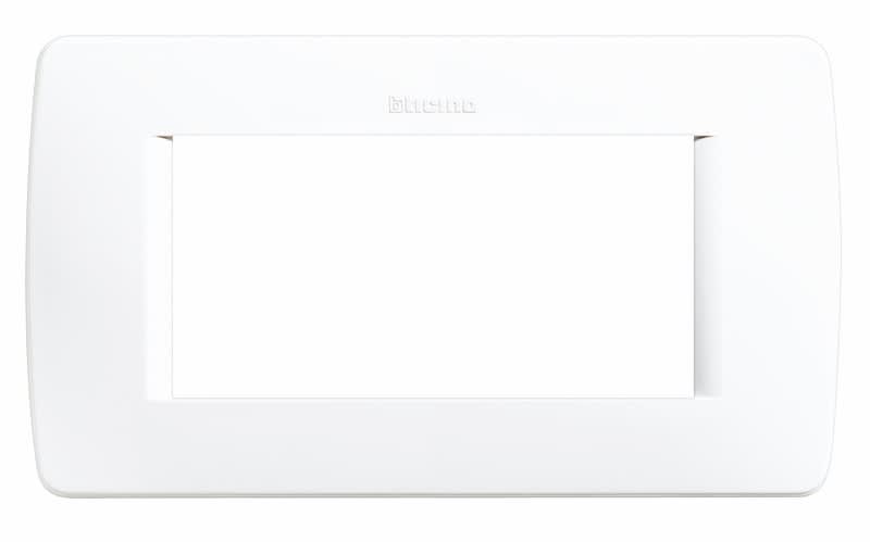 BTICINO S.P.A. - BTIC4804BN LUNA - PLACCA 4P BIANCO