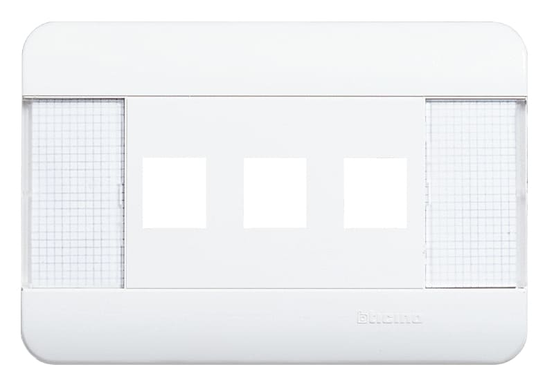 BTICINO S.P.A. - BTIC9803/TBA BTNET - PLACCA AUTOP 3P BIANCA KEYSTONE