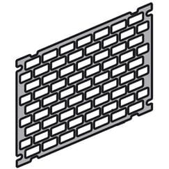BTICINO S.P.A. - BTIF107PS18 IDROBOARD - PIASTRA FORATA 18 MODULI H 1