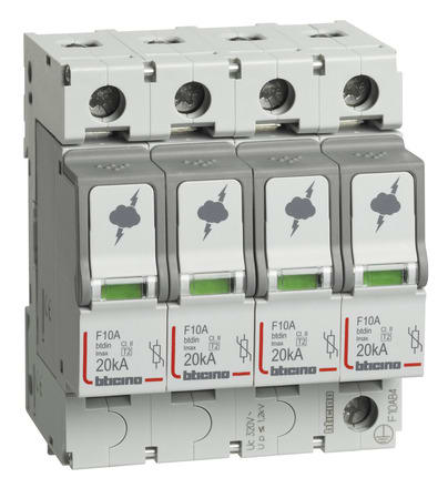 BTICINO BTIF10AB4 BTDIN - SPD T2 20KA 4P