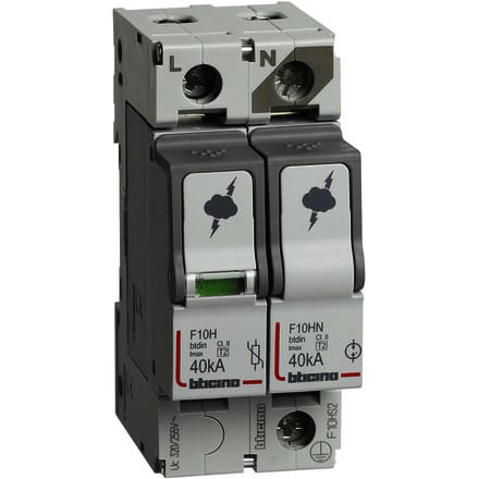 BTICINO S.P.A. - BTIF10HS2 BTDIN - SPD T2 40KA 1P+N NR