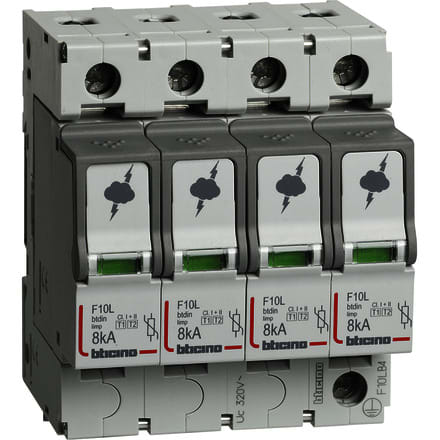 BTICINO BTIF10LB4 BTDIN - SPD T1+T2 8KA 4P