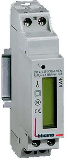 BTICINO S.P.A. - BTIF20D32 BTDIN-NRG METER SINGLE PHASE 32A IMP