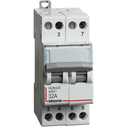 BTICINO S.P.A. - BTIF62N32D BTDIN-DEV DOPPIO 1NA-1NC 32A