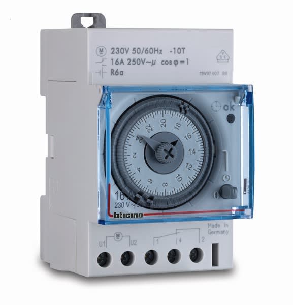 BTICINO S.P.A. - BTIF66GR3 BTDIN - DAILY ANALOGUE TIME SWITCH 3 MOD