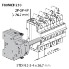 BTICINO - BTIF80MCH230 BTDIN - COMANDO MOTORE 1,5MOD/POLO 230VA