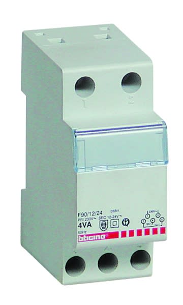 BTICINO S.P.A. - BTIF90/12/24 BTDIN - TRASFORMATORE 230/12/24V SELV 4V