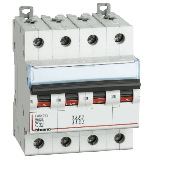 BTICINO S.P.A. - BTIFA84C50 BTDIN45 - MAGNETOT 4P CURVA C 50A 4,5KA