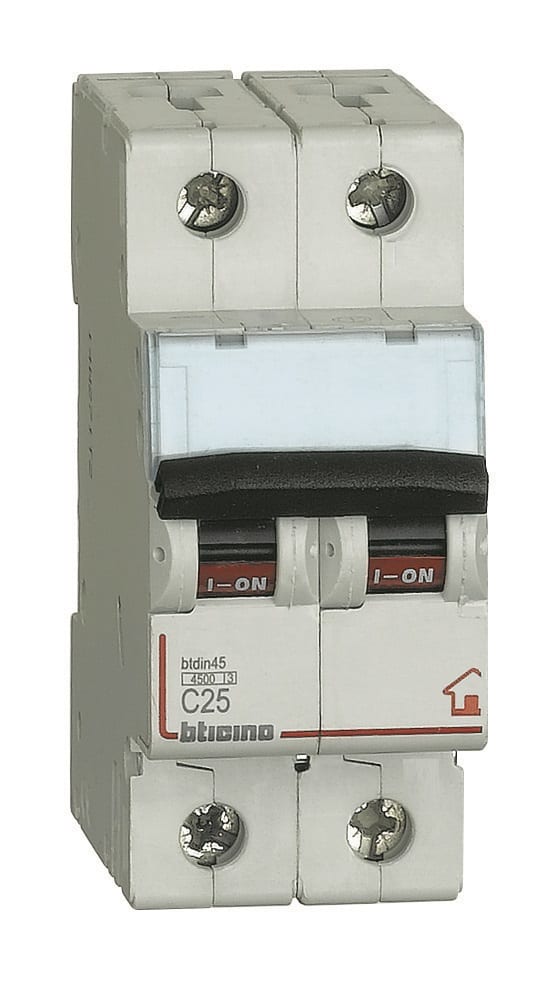 BTICINO S.P.A. - BTIFC820C25 BTDIN-RS- MAGNETOT C25 2P 2M 4500A