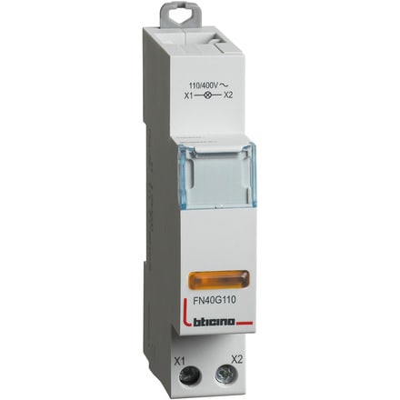 BTICINO BTIFN40G110 BTDIN - SINGOLA LED GIALLA 110/400V AC