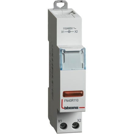 BTICINO S.P.A. - BTIFN40R110 BTDIN - SINGOLA LED ROSSA 110/400V AC