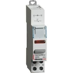 BTICINO S.P.A. - BTIFN51NCPR12 BTDIN - PULSANTE 1NC+LED ROSSO 12/48V