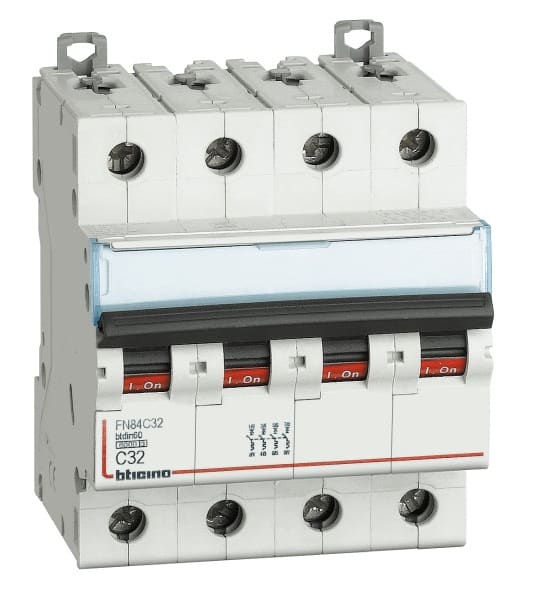 BTICINO S.P.A. - BTIFN84B25 BTDIN60 - MAGNETOT 4P CURVA B 25A 6KA