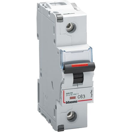 BTICINO S.P.A. - BTIFV81C63 BTDIN250 - MAGNETOT 1P CURVA C 63A 25KA