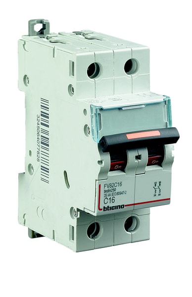 BTICINO S.P.A. - BTIFV82C25 BTDIN250 - MAGNETOT 2P CURVA C 25A 25KA
