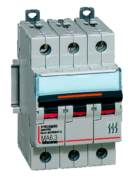 BTICINO S.P.A. - BTIFV83C10 BTDIN250 - MAGNETOT 3P CURVA C 10A 25KA