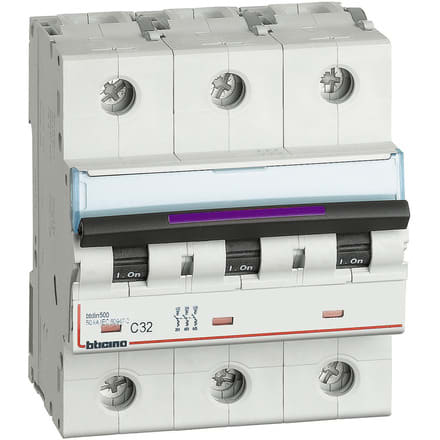 BTICINO S.P.A. - BTIFX83C32 BTDIN500 - MAGNETOT 3P CURVA C 32A 50KA