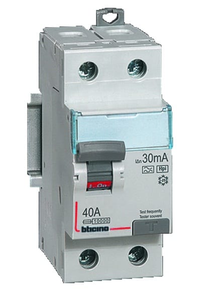 BTICINO BTIGN8813A40 BTDIN60 - MAGN DIFF A 1P+N 40A 6KA 30MA